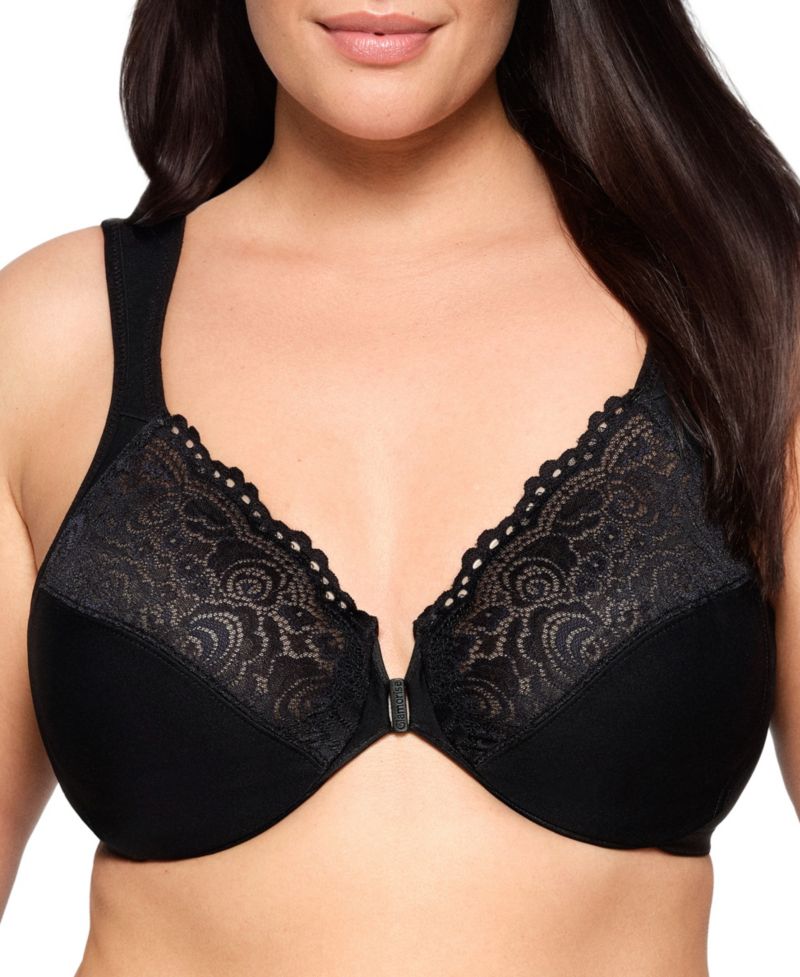 Plus Size WonderWire Front-Closure Underwire Bra