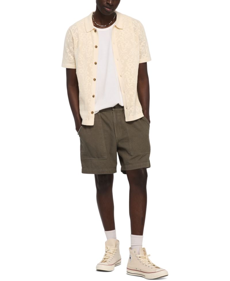 Men's 9" Textured Casual Shorts