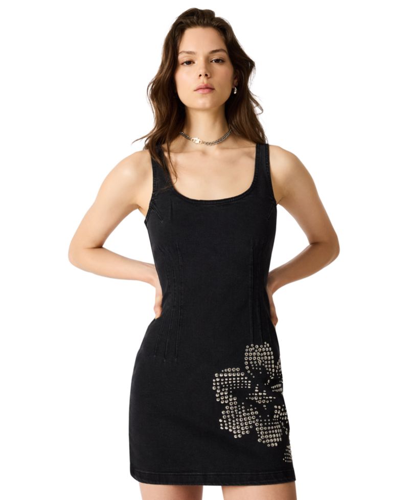 Women's Rosella Sleeveless Embellished Denim Dress