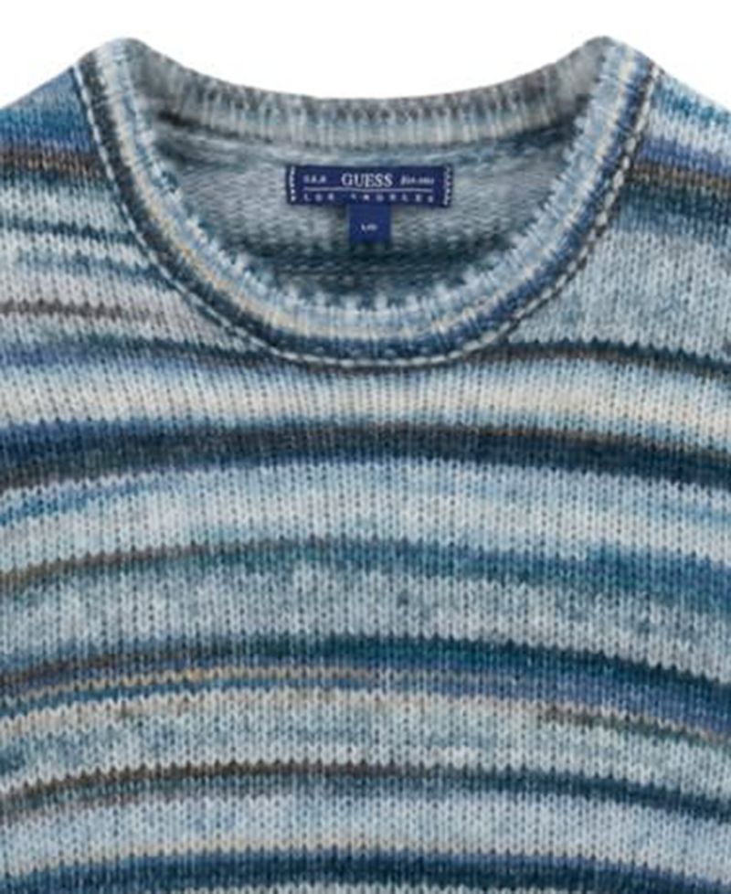 Men's Zayn Wool-Blend Stripe Crewneck Sweater