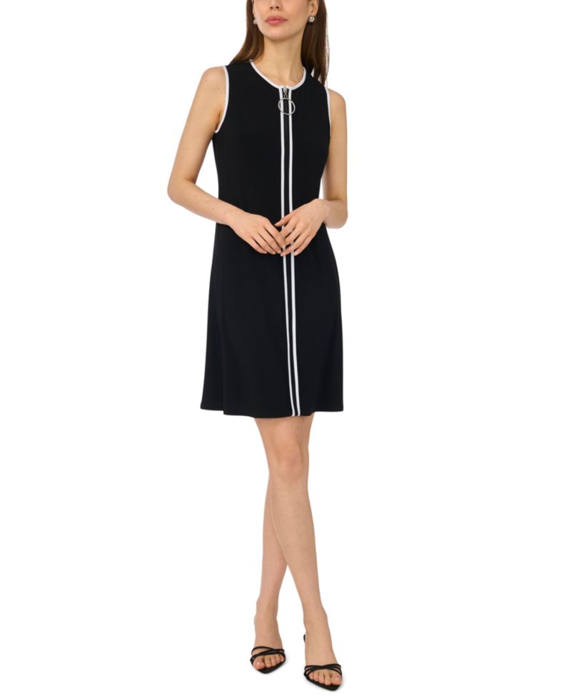 Women's Crewneck Knee-Length Dress