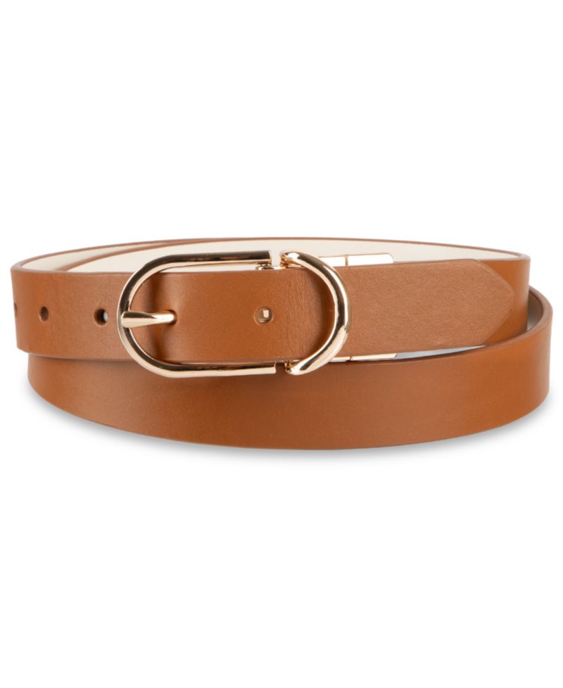 2 In 1 Reversible Leather Dress Belt