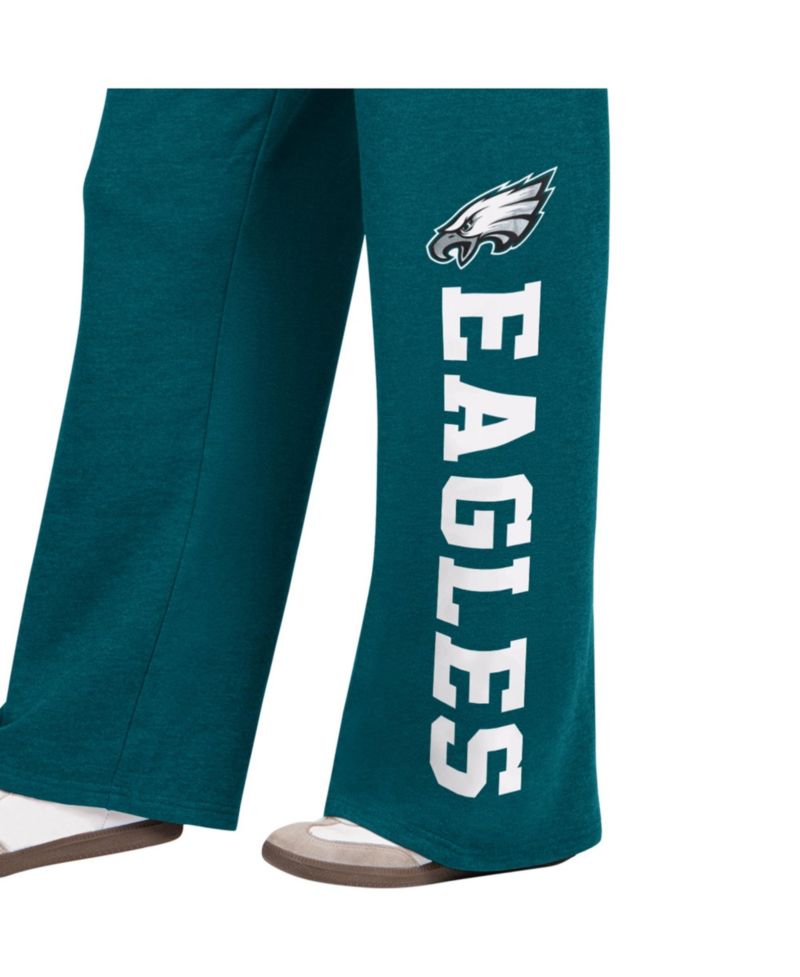 Women's Midnight Green Philadelphia Eagles Field Wide Leg Sweatpants