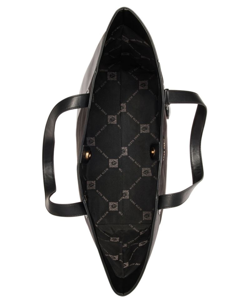 Multi Pieced Large Tote Handbag