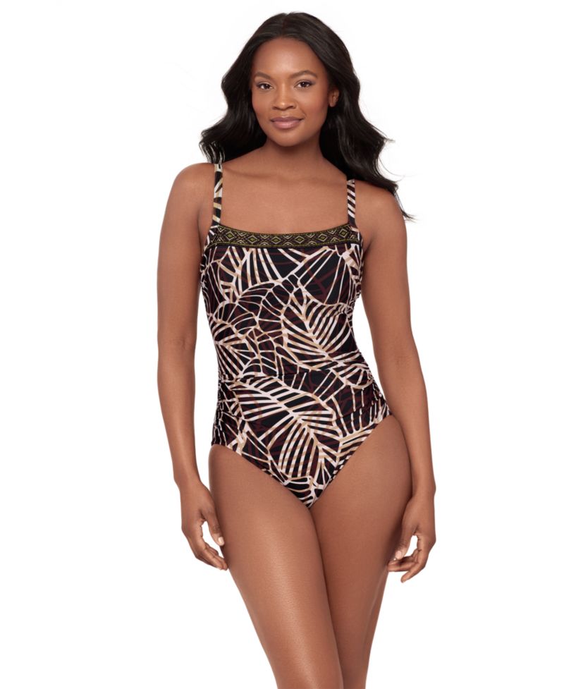 Women's Lets Be Fronds Kara Underwire One-Piece Swimsuit