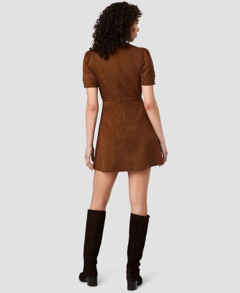 Women's Jewel Neck Short-Sleeve Dress