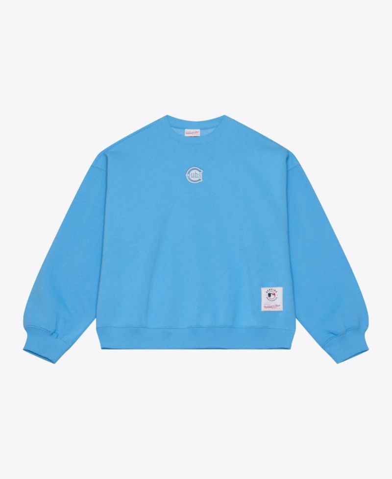 Men's Light Blue Chicago Cubs Insignia Fleece Sweatshirt