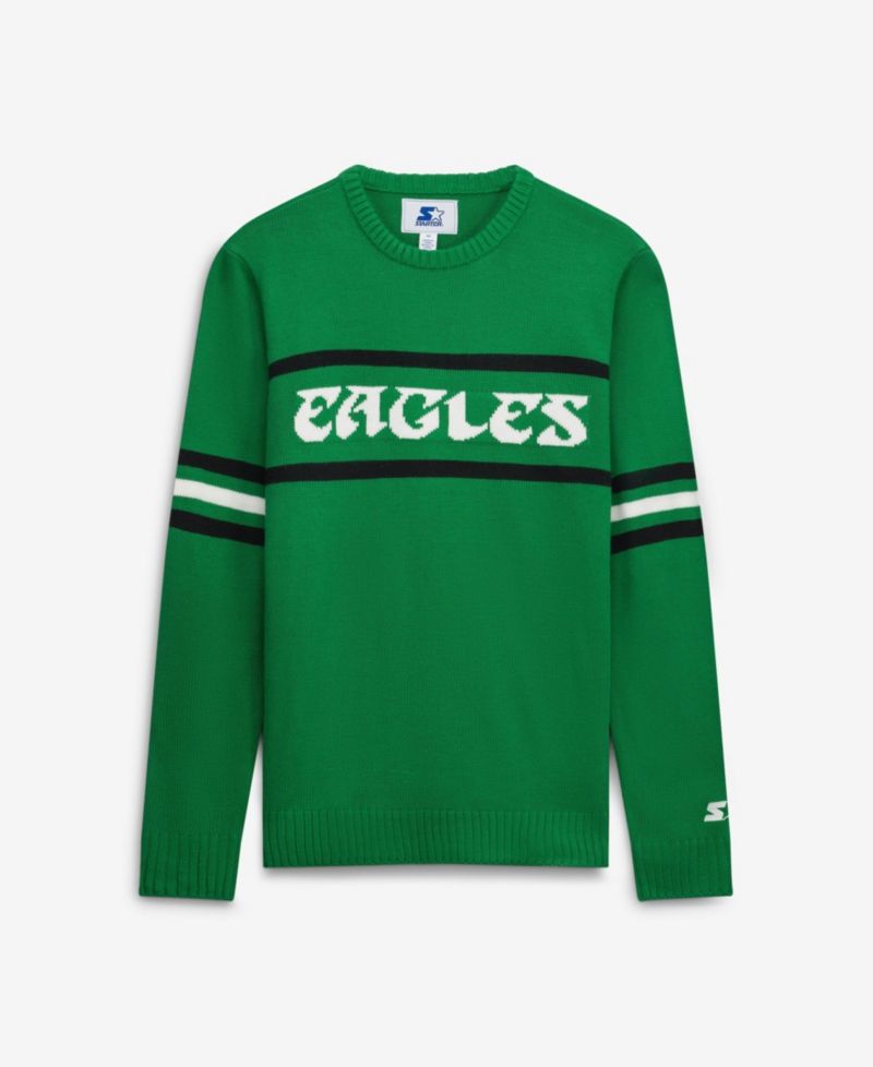 Men's Kelly Green Philadelphia Eagles Player Sweater