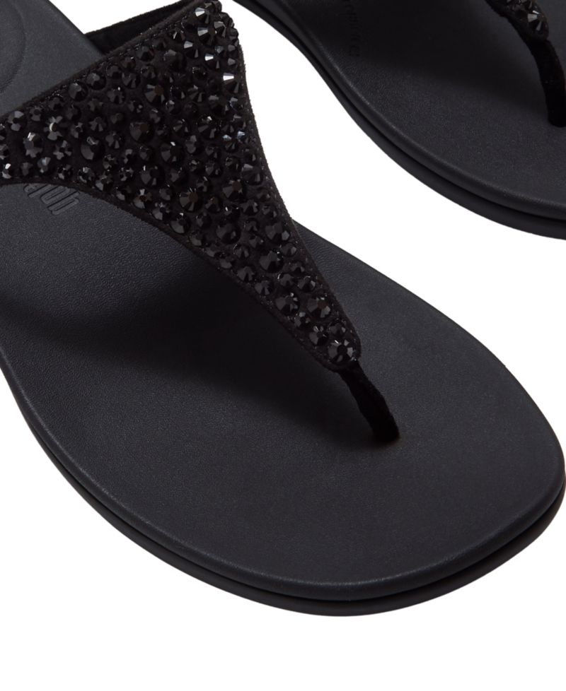 Women's Solay Mixed-Crystal Wedge Sandals