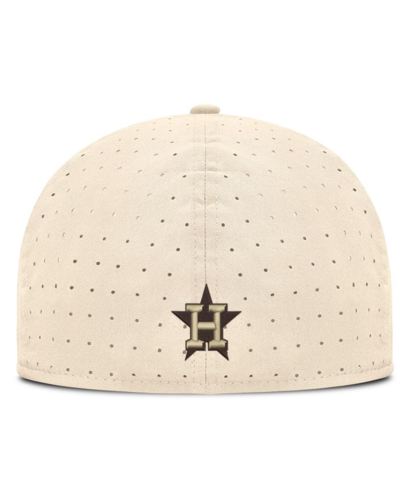 Houston Astros True Flat Bill High Crown Fitted Hat