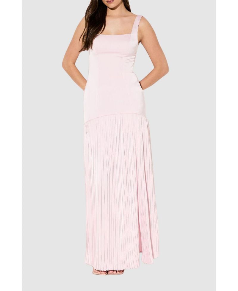 Women's Premium Pleated Skirt Bridesmaid Dress