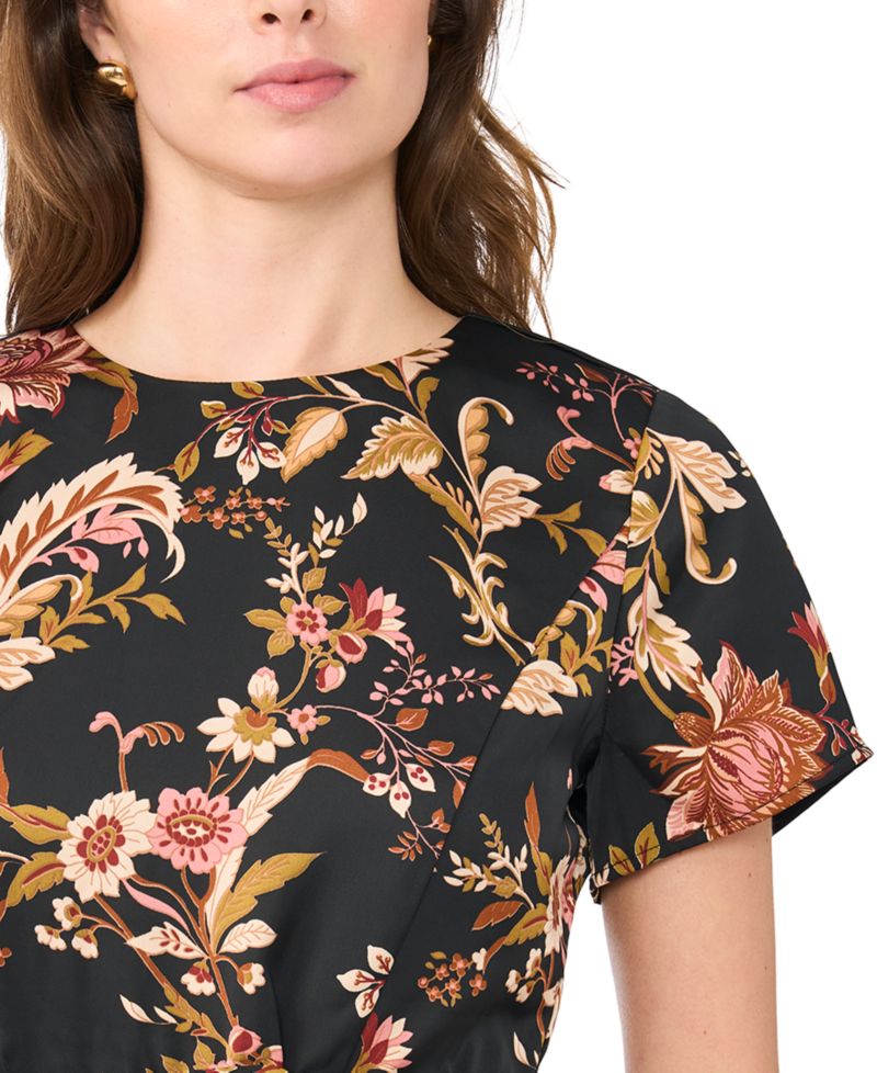Women's Floral A-Line Mini Dress