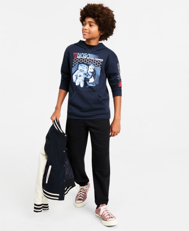 Boys' XS-XL NASA Space Explorer Pullover Hoodie