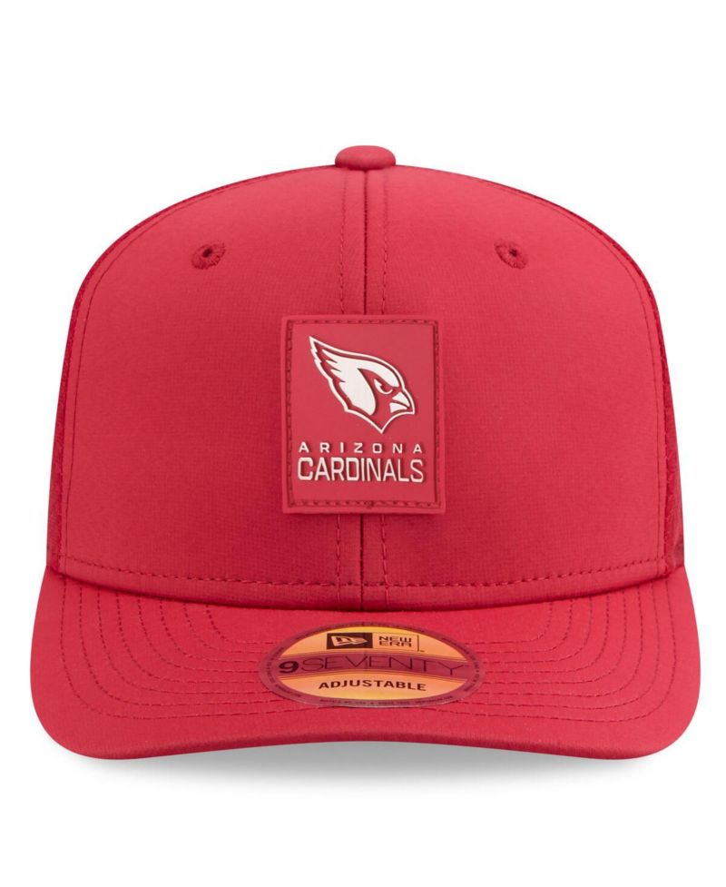 Men's Cardinal Arizona Cardinals 2025 Sideline 9SEVENTY Trucker Adjustable Hat
