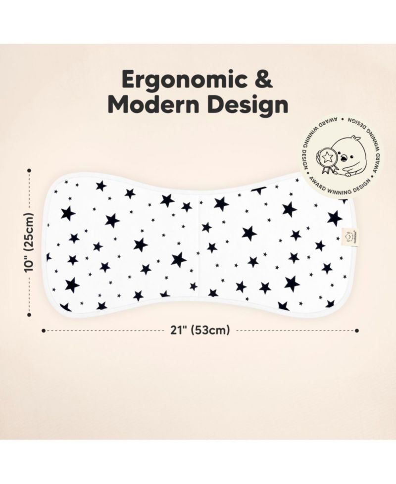Kids Urban Baby Burp Cloths, Organic Burping Cloth for Babies, Burp Rags for Baby Girls, Boys