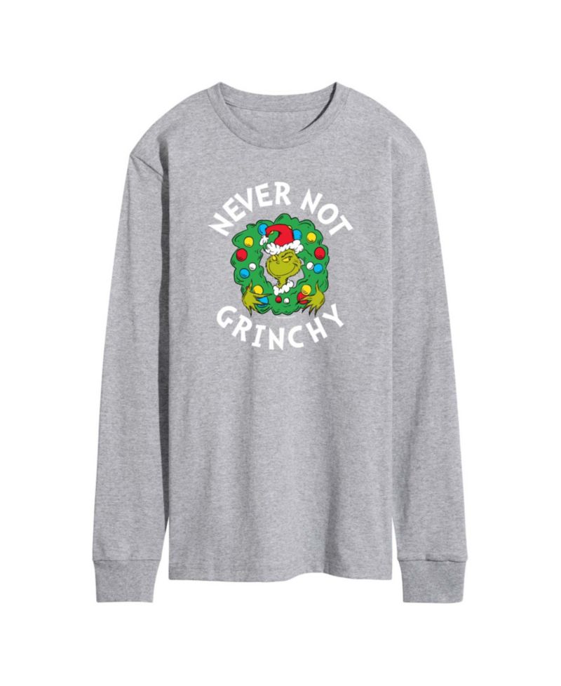 Men's The Grinch Never Not Grinchy Graphic Long-Sleeve T-Shirt