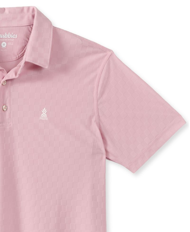 Men's Blushes Textured Regular-Fit Polo Shirt