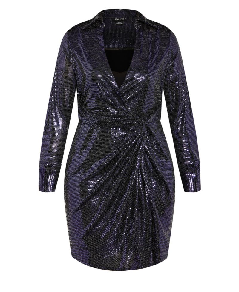 Women's Sequin Glow Dress