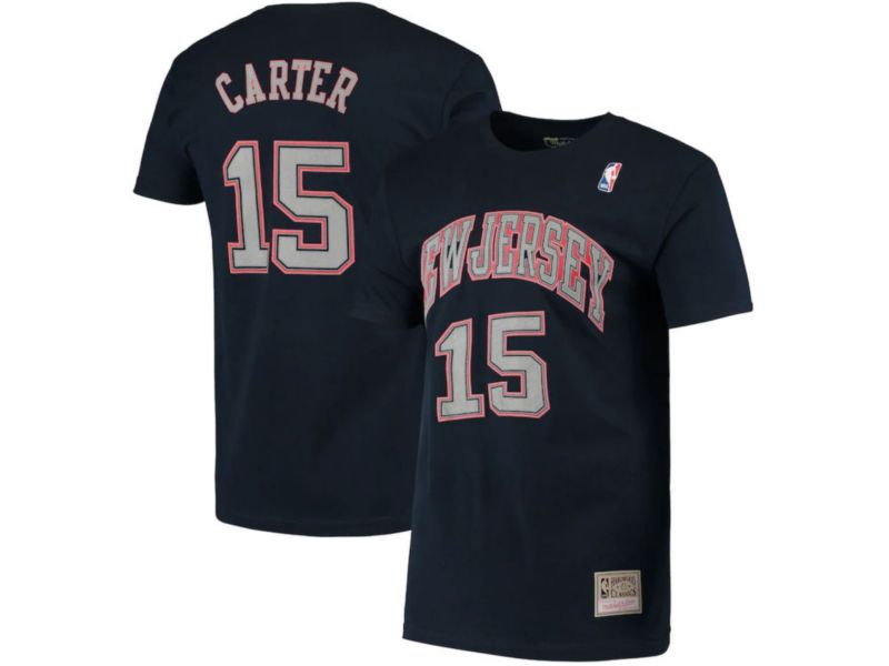 Men's New Jersey Nets HD Print Player T-Shirt - Vince Carter