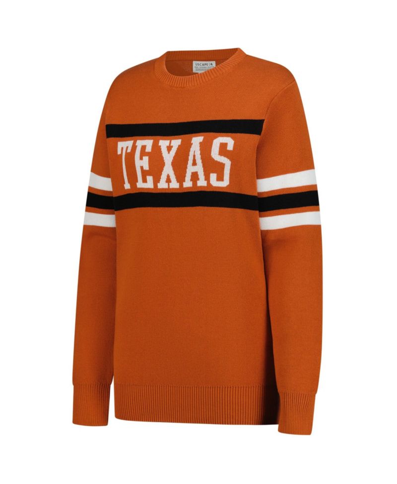 Men's and Women's Texas Orange Texas Longhorns Renew Knit Vintage Sweater