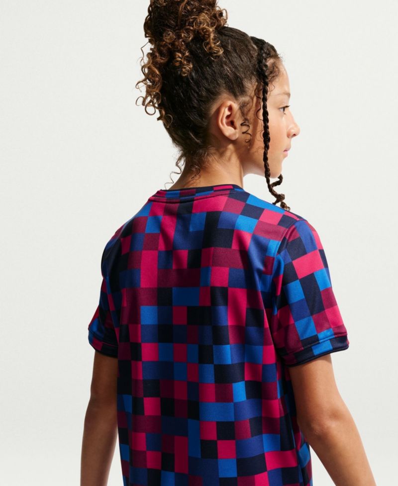 Big Boys and Girls Garnet Barcelona 2026/27 Home Pre-Match Jersey
