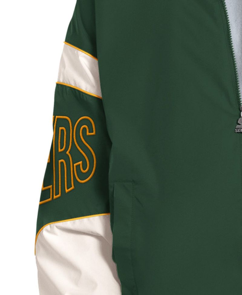 Men's Green Bay Packers The Gust Water-Resistant Full-Zip Hooded Jacket