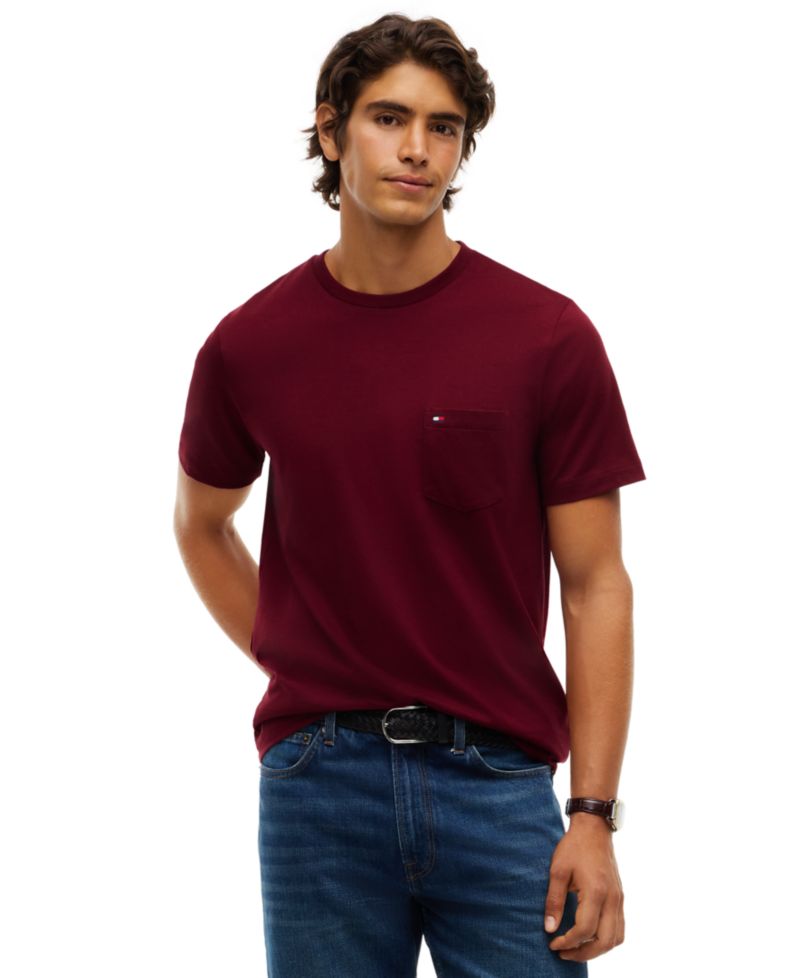 Men's Essential Solid Pocket T-Shirt