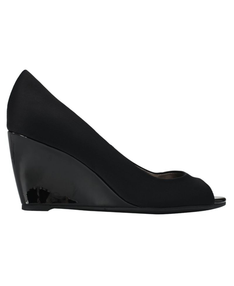 Women's Tufflove Peep Toe Wedge Pumps