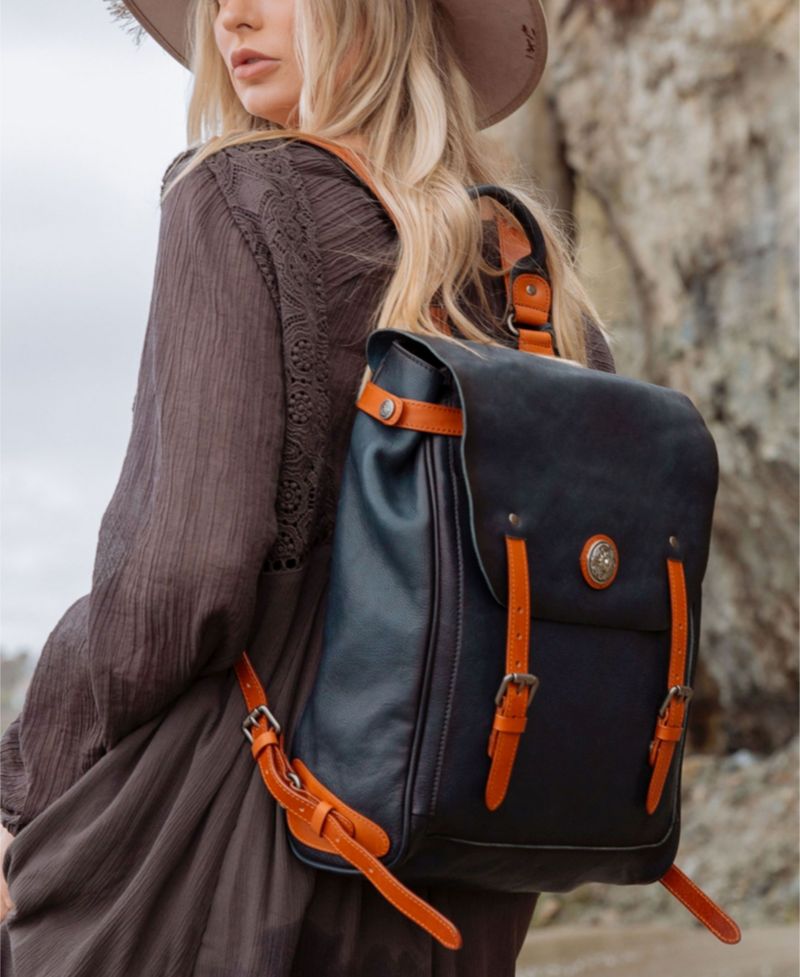 Women's Genuine Leather Lawnwood Backpack