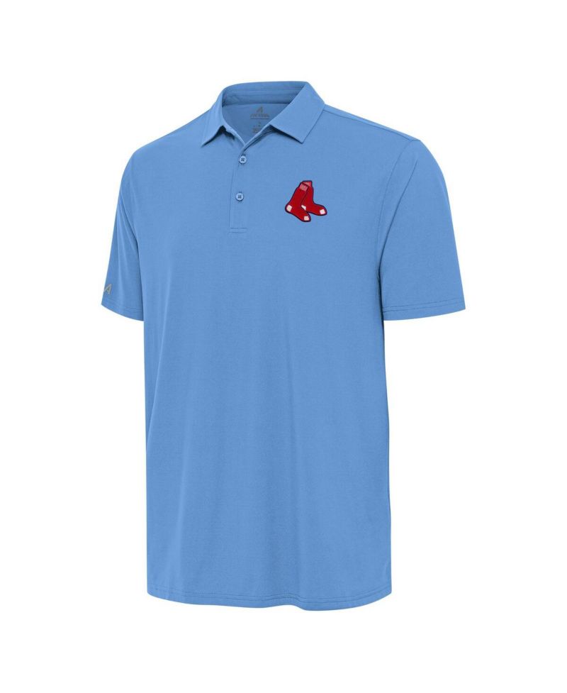Men's Powder Blue Boston Red Sox Era Polo Shirt
