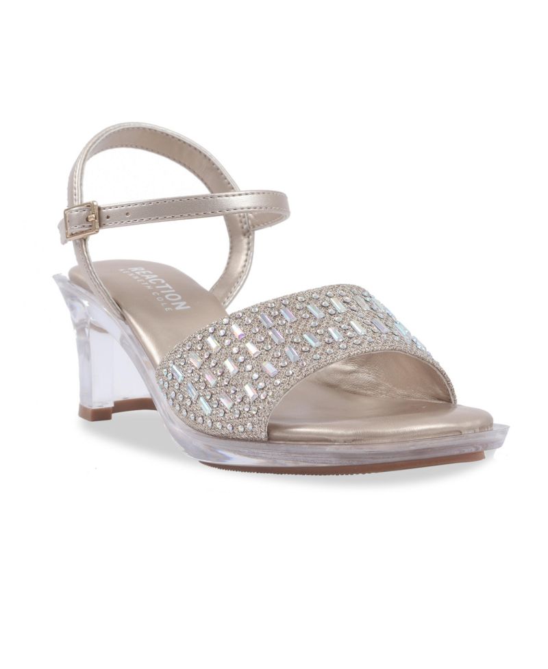 Little and Big Girls Cinderella Shine Almond Toe Heels