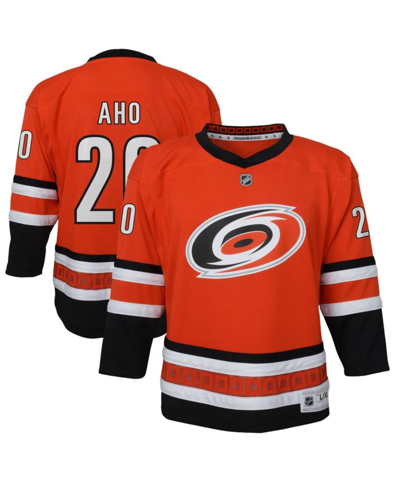 Big Boys and Girls Sebastian Aho Red Carolina Hurricanes Home Replica Jersey