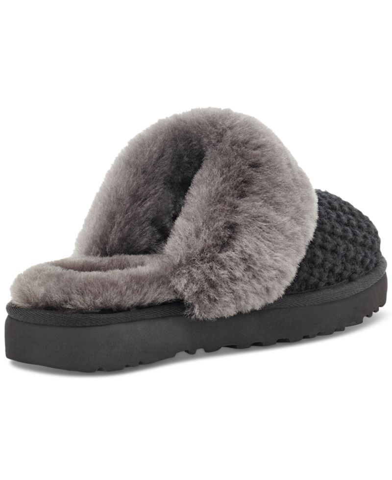 Women's Cozy Faux-Shearling Round Toe Slippers