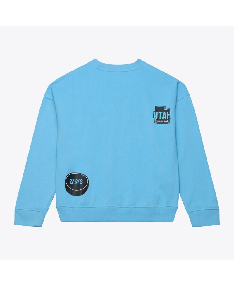 Women's Blue Utah Mammoth Crewneck Sweatshirt