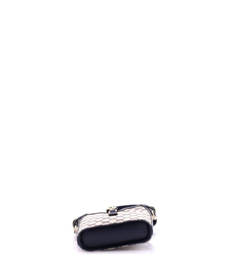 Mini Bucket Bag GG Canvas with Leather