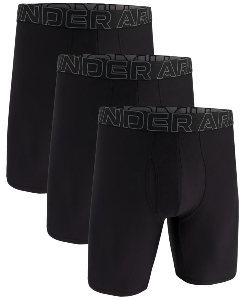 Men's 3-Pack Performance Tech Solid 9" Underwear