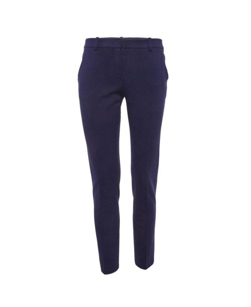 Women's Stretch Crepe Straight Fit Trousers