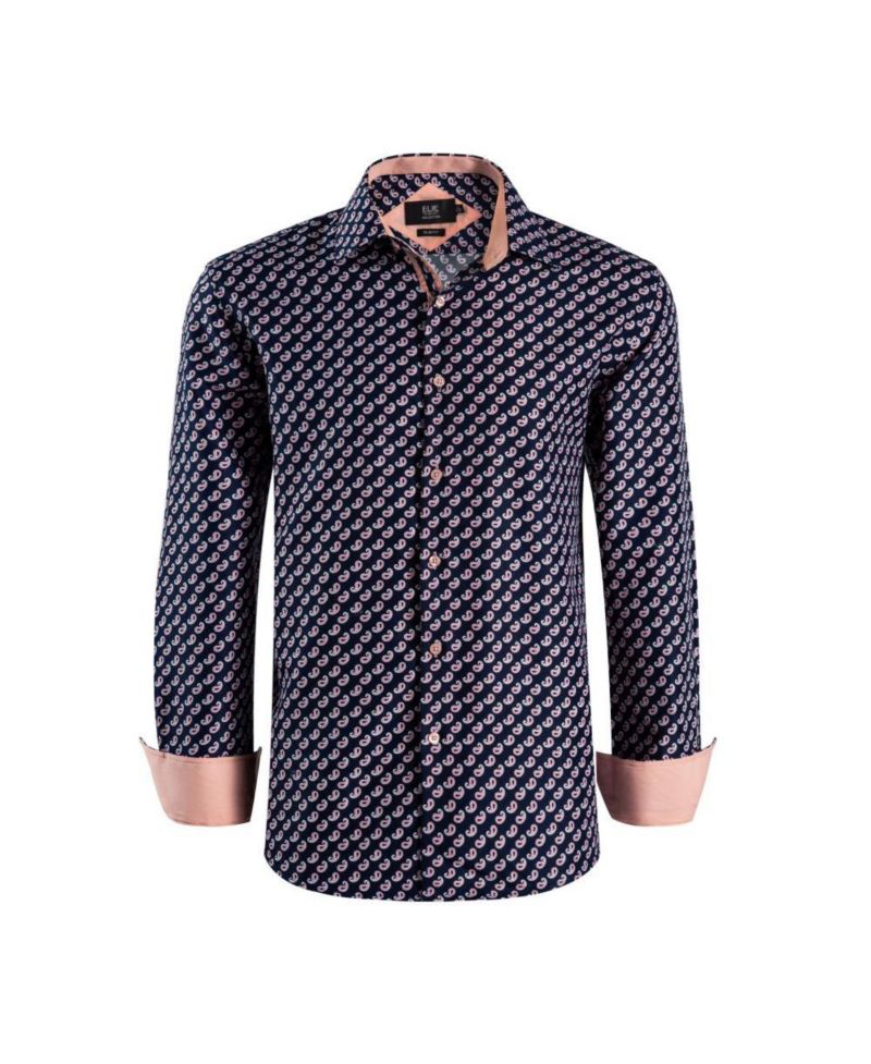 Men's Slim Fit Paisley Print Shirt