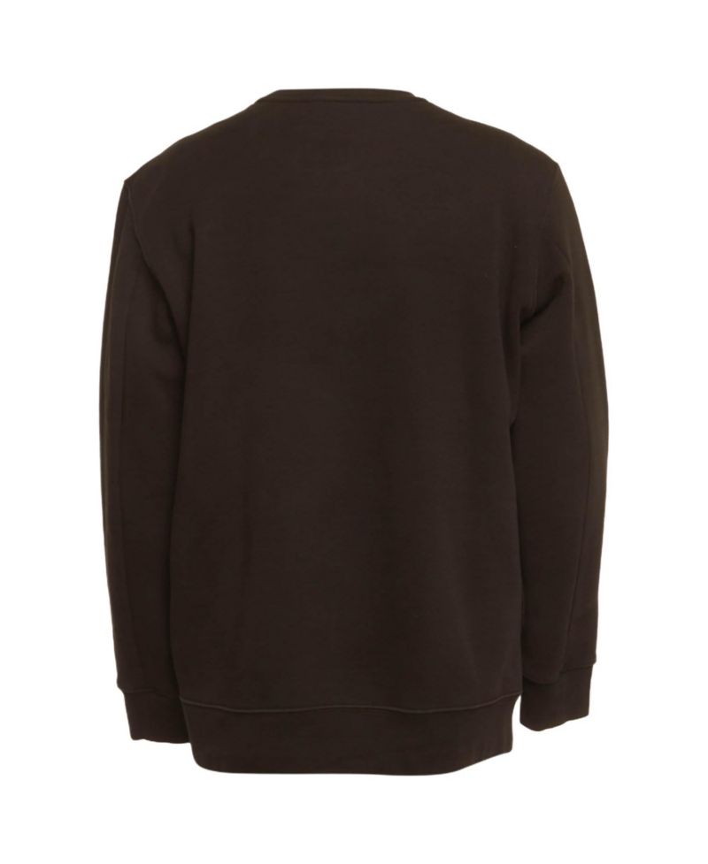 Men's Knit Embossed Logo Full Sleeve Sweatshirt