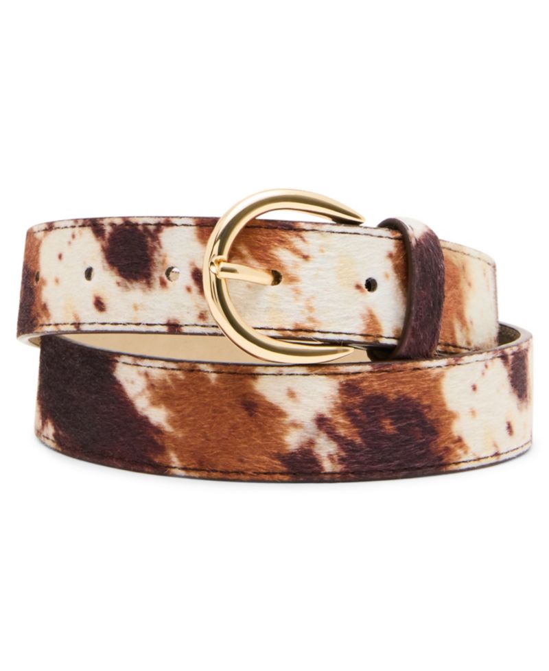 Glossy Rectangular 2-Pack Buckle Belt Set
