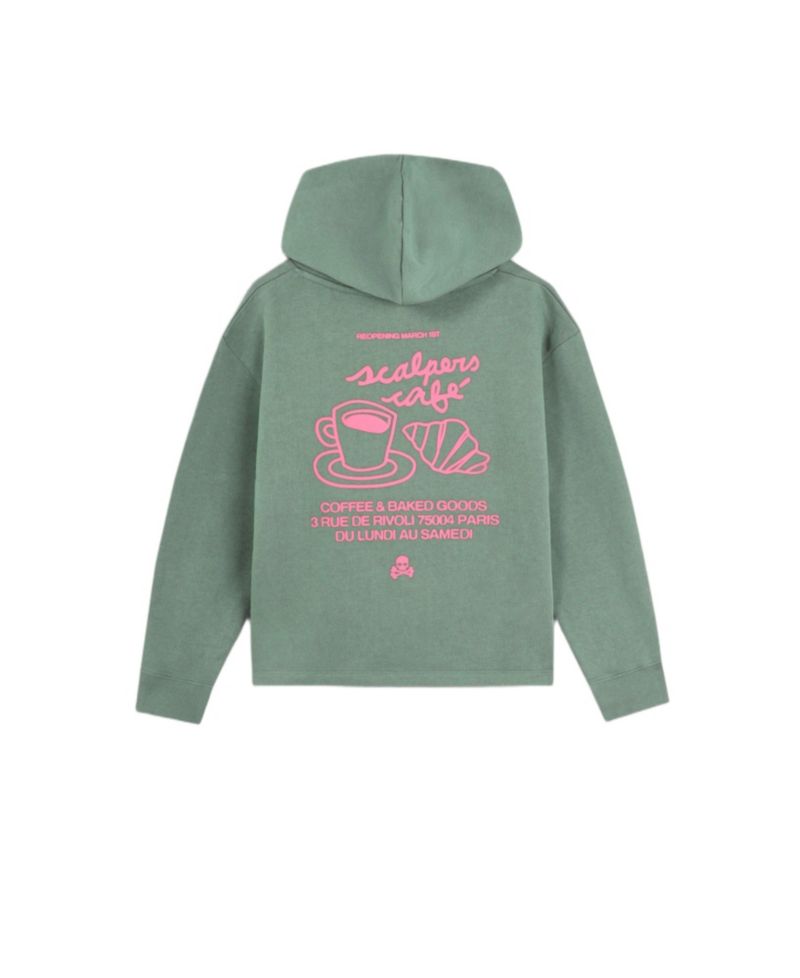 Little Girls Croissant Graphic Hoodie