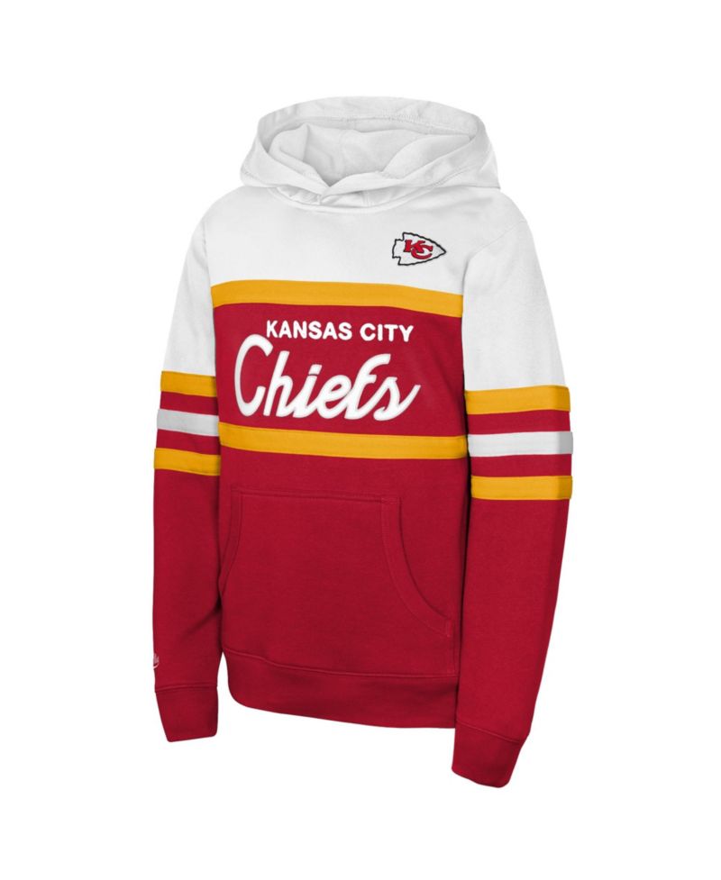 Big Boys and Girls Red Kansas City Chiefs Head Coach Hoodie