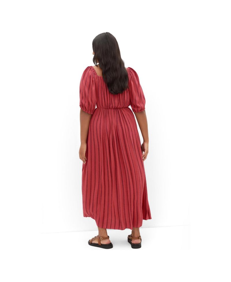 Women's Bella Stripe Tie Front Maxi Dress