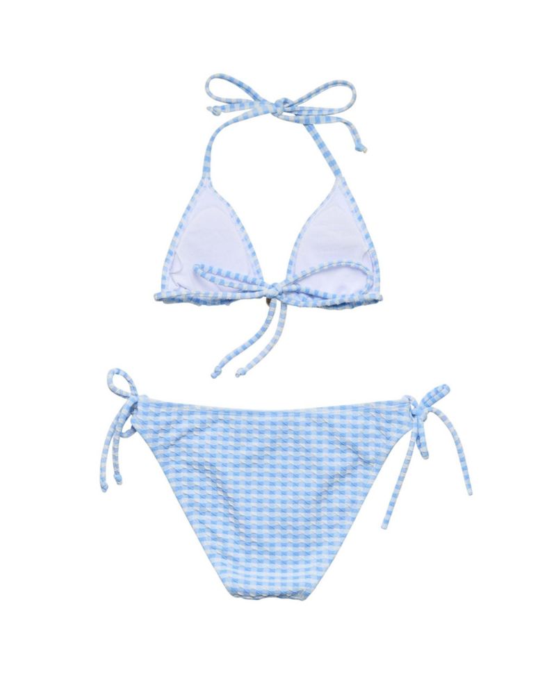 Big Girls Seaside Gingham Teen Triangle Bikini