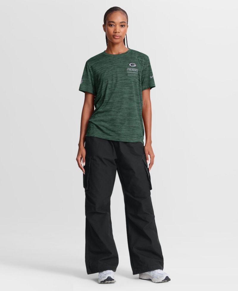 Women's Green Green Bay Packers Sideline Velocity Dri-FIT T-Shirt