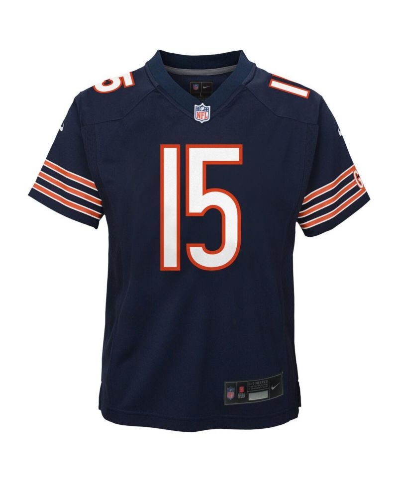 Big Boys and Girls Rome Odunze Navy Chicago Bears Team Game Jersey