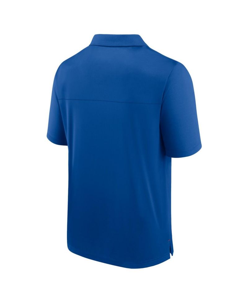 Men's Royal Chicago Cubs Fitted Polo Shirt