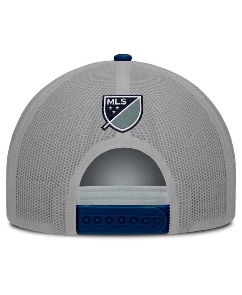 Men's White San Diego FC On Deck A-Frame Trucker Adjustable Hat