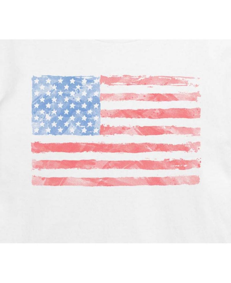 Trendy Juniors Flag Cropped Tee