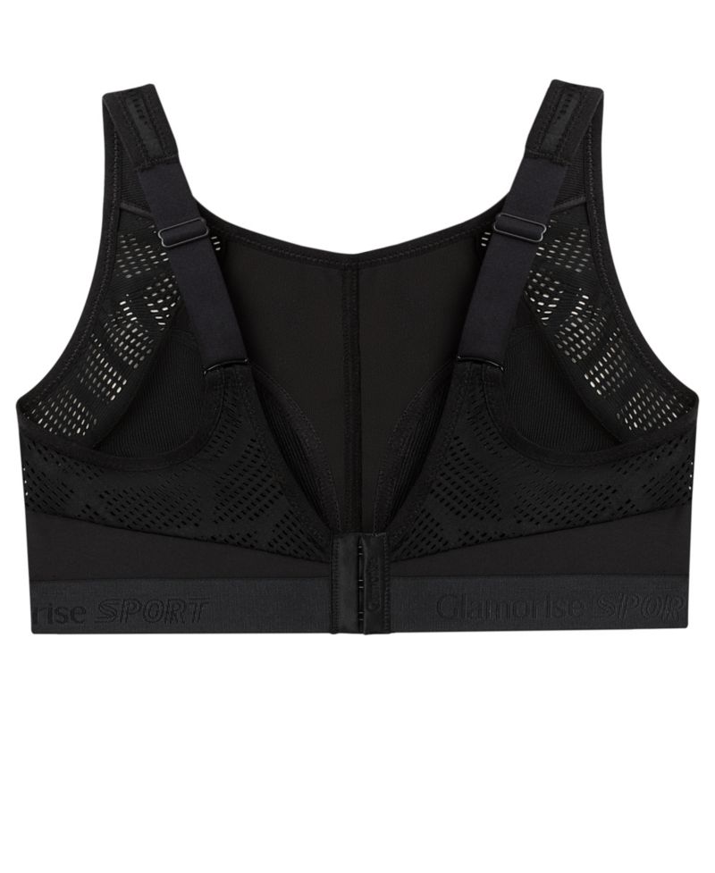 Full Figure Plus Size No-Sweat Mesh Sports Wirefree Bra 1068